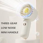Mini ventilatore portatile tascabile con batteria 500mAh