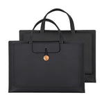 Borsa in PU impermeabile per laptop con bottone elastico, 13.3/14 inch, 15.4/16 inch