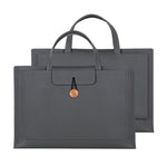 Borsa in PU impermeabile per laptop con bottone elastico, 13.3/14 inch, 15.4/16 inch