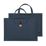 Borsa in PU impermeabile per laptop con bottone elastico, 13.3/14 inch, 15.4/16 inch