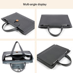 Borsa in PU impermeabile per laptop con bottone elastico, 13.3/14 inch, 15.4/16 inch
