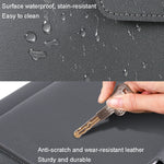 Borsa in PU impermeabile per laptop con bottone elastico, 13.3/14 inch, 15.4/16 inch