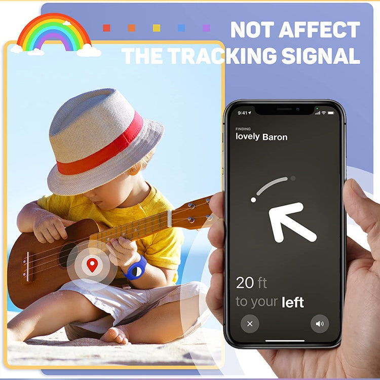 Custodia protettiva in silicone per Airtag bambini