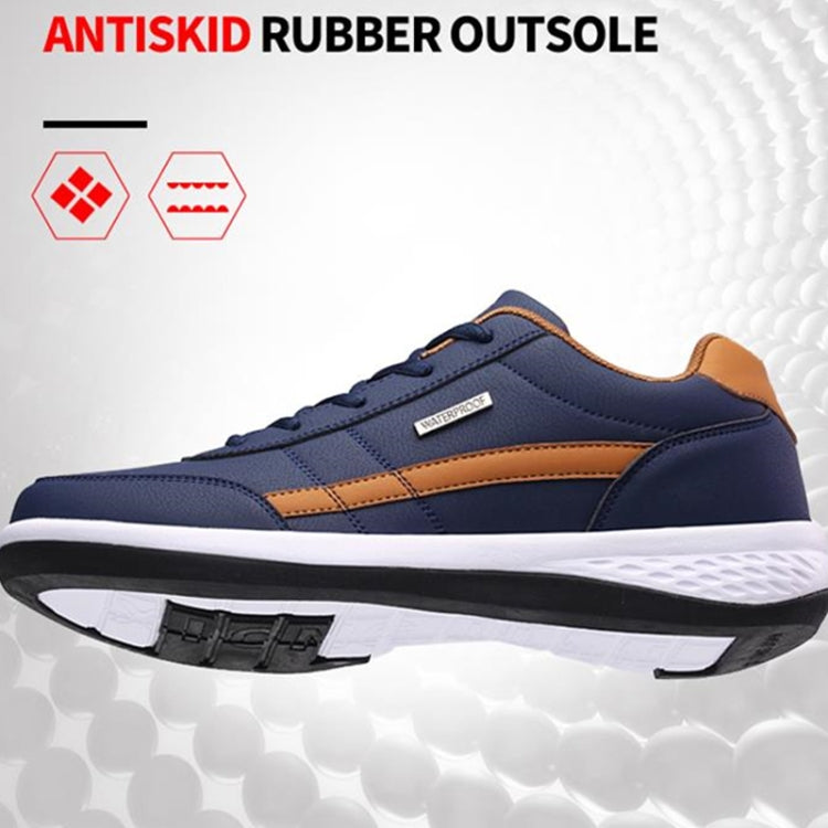 Scarpe casual da uomo in pelle Sneakers da uomo traspiranti per il tempo libero Scarpe da uomo all-match, 38, 39, 40, 41, 42, 43, 44, 45