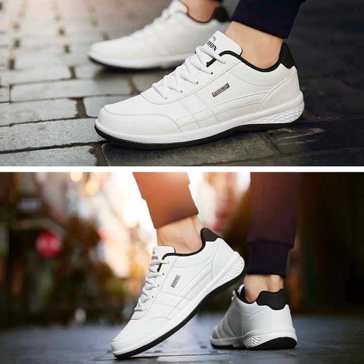 Scarpe casual da uomo in pelle Sneakers da uomo traspiranti per il tempo libero Scarpe da uomo all-match, 38, 39, 40, 41, 42, 43, 44, 45