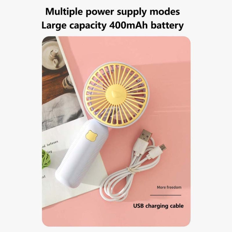 Ventilatore elettrico portatile da tavolo con ricarica USB