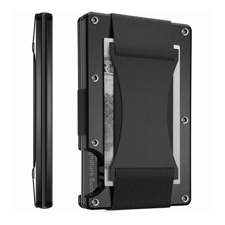 Porta carte di credito Portafogli RFID Blocking Slim Metal Card Clip, Black, Grey, Royal Blue, Army Green, Dark Green, Coffee, Fluorescent Green, Carbon Fiber Pattern, Real Carbon Fiber (Light), Real Carbon Fiber (Matte), Red, Blue, Orange, Rainbow    ...