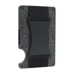 Porta carte di credito Portafogli RFID Blocking Slim Metal Card Clip, Black, Grey, Royal Blue, Army Green, Dark Green, Coffee, Fluorescent Green, Carbon Fiber Pattern, Real Carbon Fiber (Light), Real Carbon Fiber (Matte), Red, Blue, Orange, Rainbow    ...