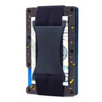 Porta carte di credito Portafogli RFID Blocking Slim Metal Card Clip, Black, Grey, Royal Blue, Army Green, Dark Green, Coffee, Fluorescent Green, Carbon Fiber Pattern, Real Carbon Fiber (Light), Real Carbon Fiber (Matte), Red, Blue, Orange, Rainbow    ...