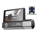 3 Lens Video HD 1080P Registratore di guida multilingue, F10