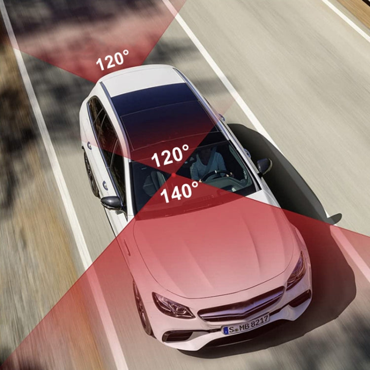 3 Lens Video HD 1080P Registratore di guida multilingue, F10