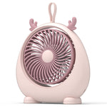 Ventilatore elettrico da tavolo portatile con batteria ricaricabi