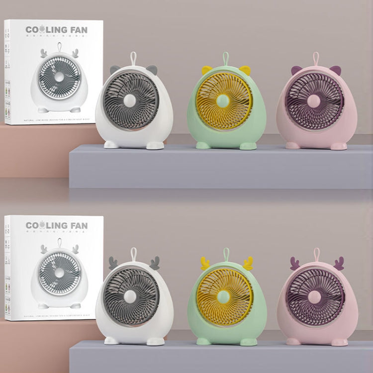 Ventilatore elettrico da tavolo portatile con batteria ricaricabi