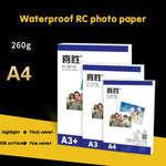 Carta fotografica RC impermeabile 260 g per stampanti a getto d'i