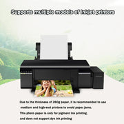 Carta fotografica RC impermeabile da 260 g per stampanti a getto d'inchiostro Brother/Epson/Lenovo/HP/Canon, A3+ 20 Sheets