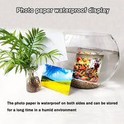 Carta fotografica RC impermeabile da 260 g per stampanti a getto d'inchiostro Brother/Epson/Lenovo/HP/Canon, 6 Inch 50 Sheets, 5 -inch 50 Sheets, 7 -inch 50 Sheets, A5 50 Sheets, A4 20 Sheets, A3 20 Sheets, A3+ 20 Sheets