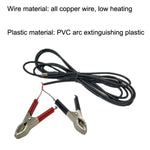 3m DC Battery Clip Line Testa maschio Rotary Coccodrillo Cavo DC 12V / 24V Linea di connessione audio universale, 3m