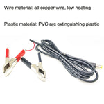 1.5m 12V/24V Batteria generale Rosso Nero Crocodile Wire Clip LED Power Clip Cable, 1.5m