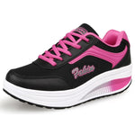 Primavera e autunno Scarpe sportive da donna con fondo spesso Scarpe a dondolo Scarpe da muffin, 35, 36, 37, 38, 39, 40