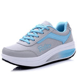 Primavera e autunno Scarpe sportive da donna con fondo spesso Scarpe a dondolo Scarpe da muffin, 41, 42, 43