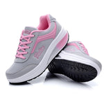 Primavera e autunno Scarpe sportive da donna con fondo spesso Scarpe a dondolo Scarpe da muffin, 35, 36, 37, 38, 39, 40