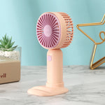 Ventilatore portatile mini ricaricabile con base multifunzione