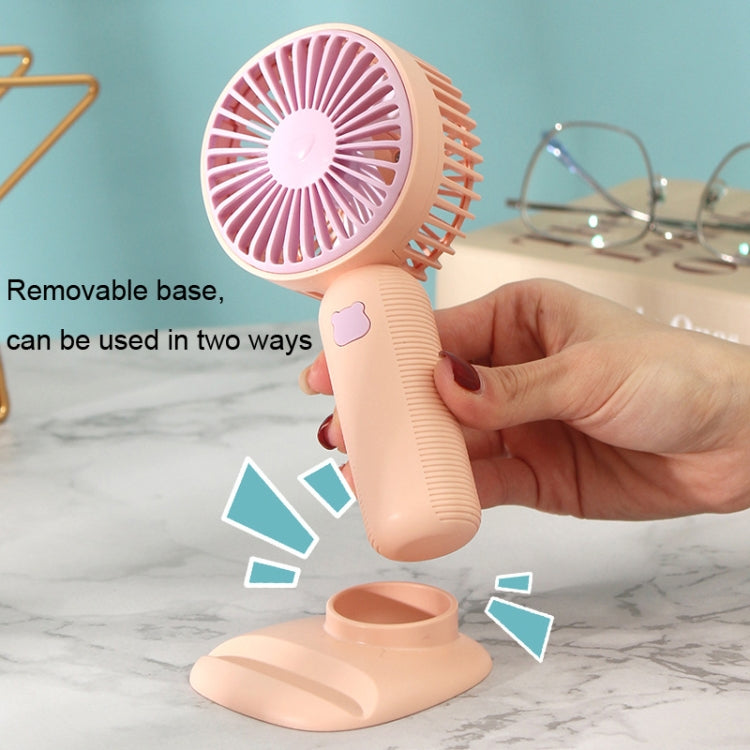 Ventilatore portatile mini ricaricabile con base multifunzione