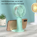Ventilatore portatile mini ricaricabile con base multifunzione