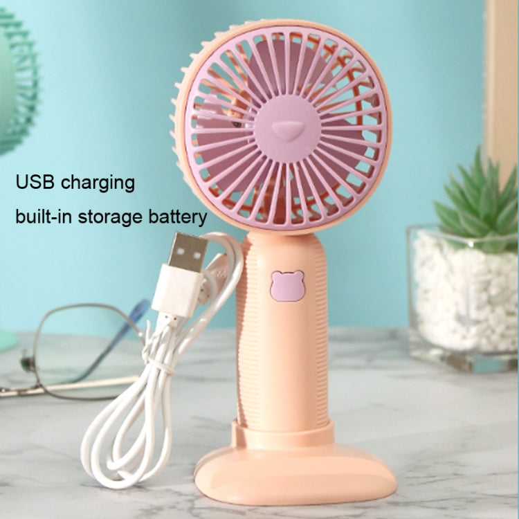 Ventilatore portatile mini ricaricabile con base multifunzione
