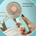 Ventilatore portatile mini ricaricabile con base multifunzione