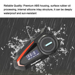 Auricolare Bluetooth impermeabile per casco da motociclista KUQIBAO con schermo