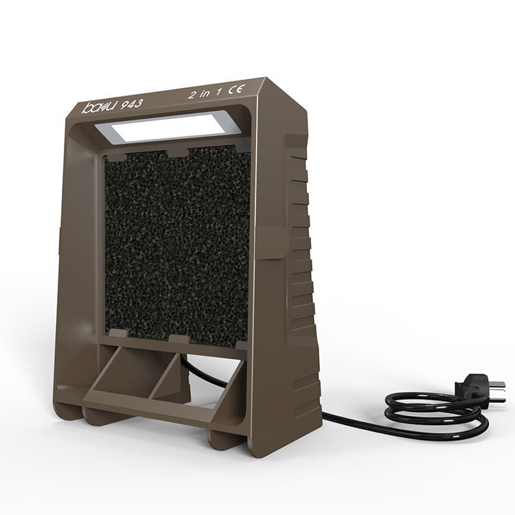 Baku BA-943 Purificatore di fumi di saldatura con luce LED 30W Aspiratore di fumi di saldatura per saldatore