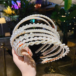 Accessori per capelli versatili retrò con fascia per capelli Sweet Pearl 2 pezzi, 1A, 2B, 3C, 4, 5, 6, 7, 8, 9, 10, 11, 12, 13, 14, 15, 16, 17, 18, 19, 20