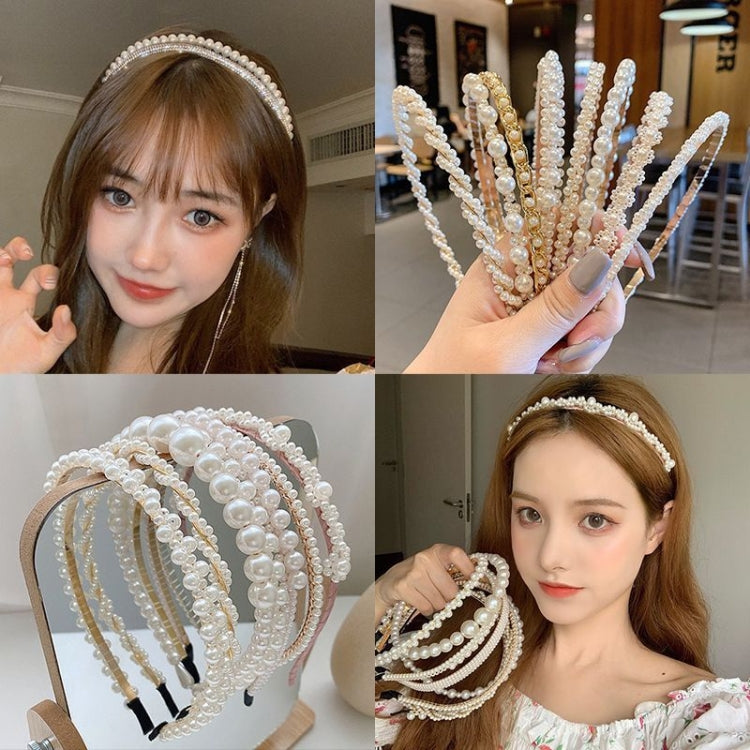 Accessori per capelli versatili retrò con fascia per capelli Sweet Pearl 2 pezzi, 1A, 2B, 3C, 4, 5, 6, 7, 8, 9, 10, 11, 12, 13, 14, 15, 16, 17, 18, 19, 20