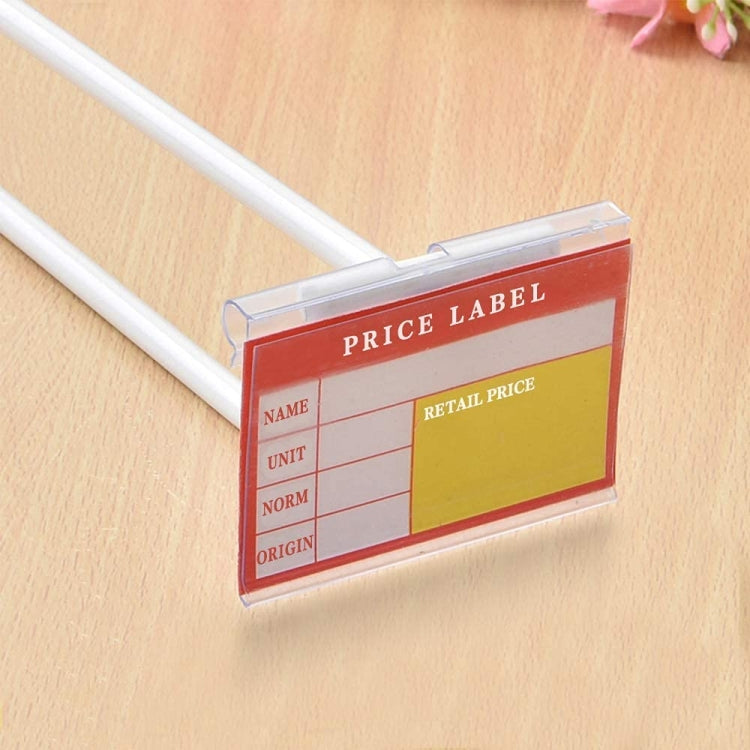 Segno del prezzo dell'esposizione del supermercato della striscia dell'etichetta, 40 x 60mm, 40 x 80mm, 40 x 100mm
