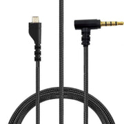 Per SteelSeries Arctis 3 5 7 Pro Nylon Weaving Game Headset Cable, ZS0258 Black, ZS0258 Red