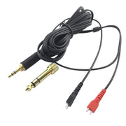 Per cavo audio per cuffie Sennheiser HD25 / HD560 / HD540 / HD480 / HD430 / HD250, ZS0093 Left Long Right Short, ZS0093 Two Sides Equivalent