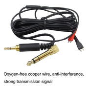 Per cavo audio per cuffie Sennheiser HD25 / HD560 / HD540 / HD480 / HD430 / HD250, ZS0093 Left Long Right Short, ZS0093 Two Sides Equivalent