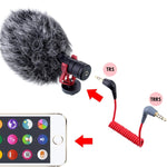 Cavo per microfono lavalier wireless, For BOYA / RODE SC7 TRS to TRRS, For BOYA / RODE SC2 TRS to TRS