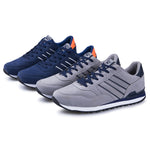 Scarpe sportive casual da esterno da uomo Scarpe da ginnastica da passeggio in pelle comode e leggere, 43
