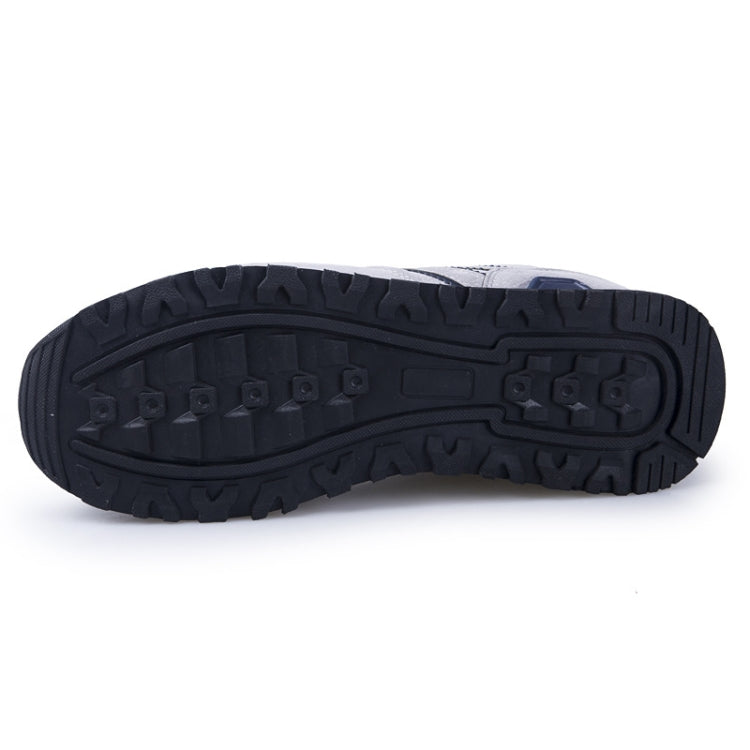 Scarpe sportive casual da esterno da uomo Scarpe da ginnastica da passeggio in pelle comode e leggere, 43