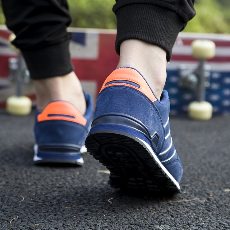 Scarpe sportive casual da esterno da uomo Scarpe da ginnastica da passeggio in pelle comode e leggere, 43