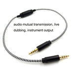 Cavo audio 3,5 mm per registrazione e chiamate smartphone