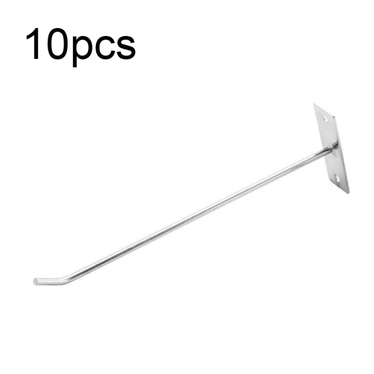 Ganci per gioielli con display a parete per unghie spessi 10 pezzi 4 mm Gancio a filo singolo, 5cm, 10cm, 15cm, 20cm, 25cm