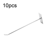 Ganci per gioielli con display a parete per unghie spessi 10 pezzi 4 mm Gancio a filo singolo, 5cm, 10cm, 15cm, 20cm, 25cm