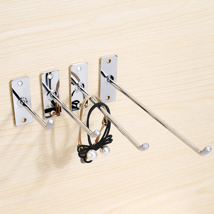 Ganci per gioielli con display a parete per unghie spessi 10 pezzi 4 mm Gancio a filo singolo, 5cm, 10cm, 15cm, 20cm, 25cm