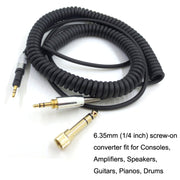 Per ATH-M50X / M40X / M70X Cavo audio per cuffie a molla AUX Testa da 2,5 mm, ZS0246