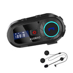 Auricolare Bluetooth impermeabile per casco da motociclista KUQIBAO con schermo