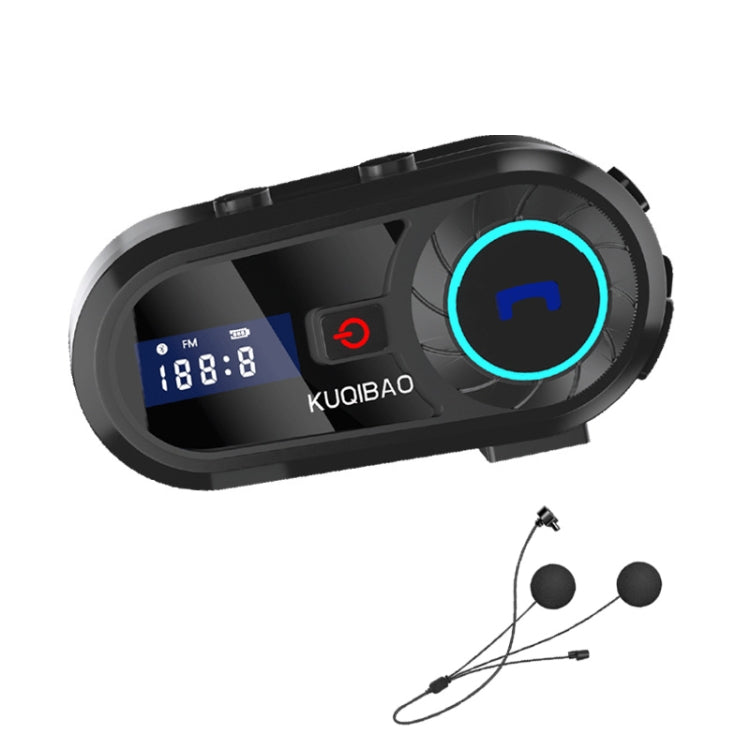 Auricolare Bluetooth impermeabile per casco da motociclista KUQIBAO con schermo