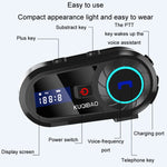 Auricolare Bluetooth impermeabile per casco da motociclista KUQIBAO con schermo